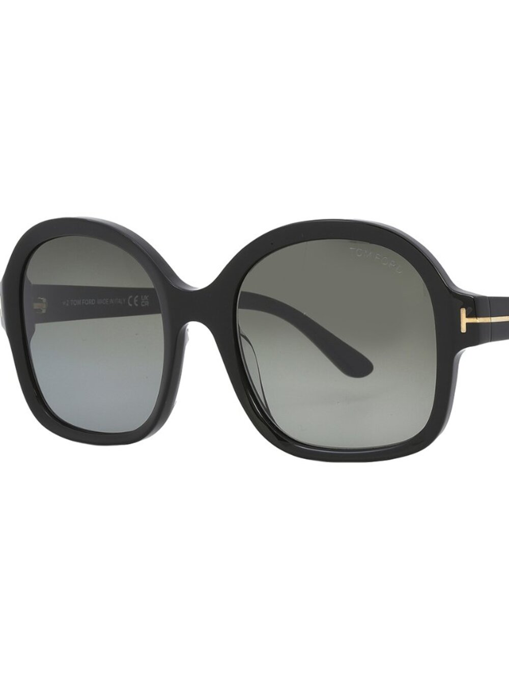 NEW TOM FORD TF1034 01B BLACK GREY GRADIENT AUTHENTIC SUNGLASSES - Picture 2 of 6